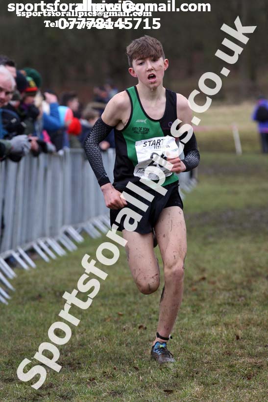 Mens under-17s, 2018 Northern Cross Country Champs., Harewood House, Leeds. Photo: David T. Hewitson/Sports for All Pics